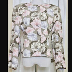 333 - Floral Pastel Jacket Size 8
